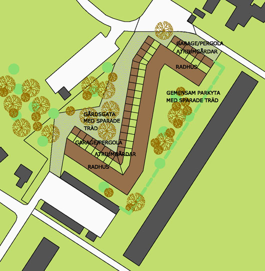 Plan &ouml;ver L&aring;ringen, Kaptensg&aring;rden