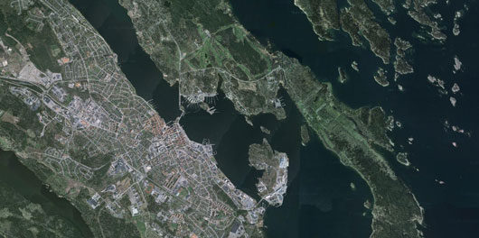 satellitvy V&auml;stervik
